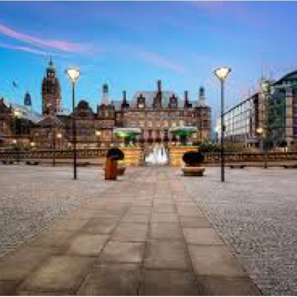 Vintage Sheffield, England, silver plated, fruit, spoons, or salad, spoons - Picture 6 of 16